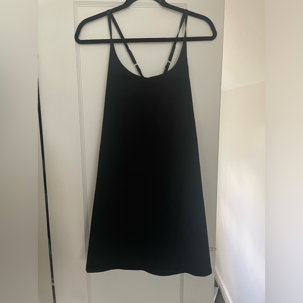 Athletic dress with built in shorts